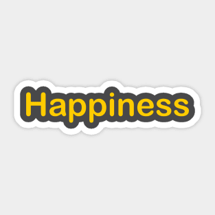 Happiness Sticker